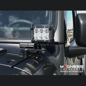 Jeep JL Wrangler A-Pillar Light Brackets